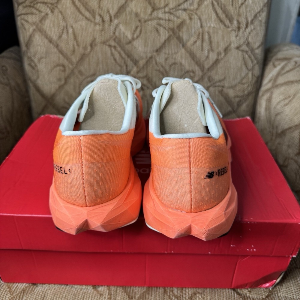 New Balance FuelCell Rebel v4 Hot Mango Size 13 D MFCXCO4‎ Excellent - Picture 6 of 10